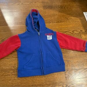 NY Giants Zip Up Hoodie